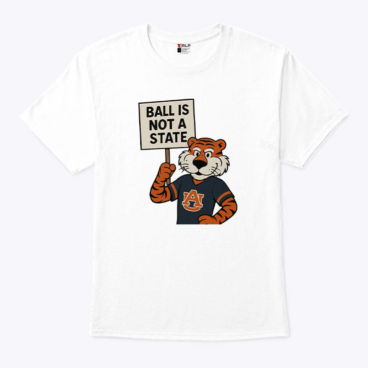 Zac Blackerby Auburn Tigers Ball Is Not A State T Shirt