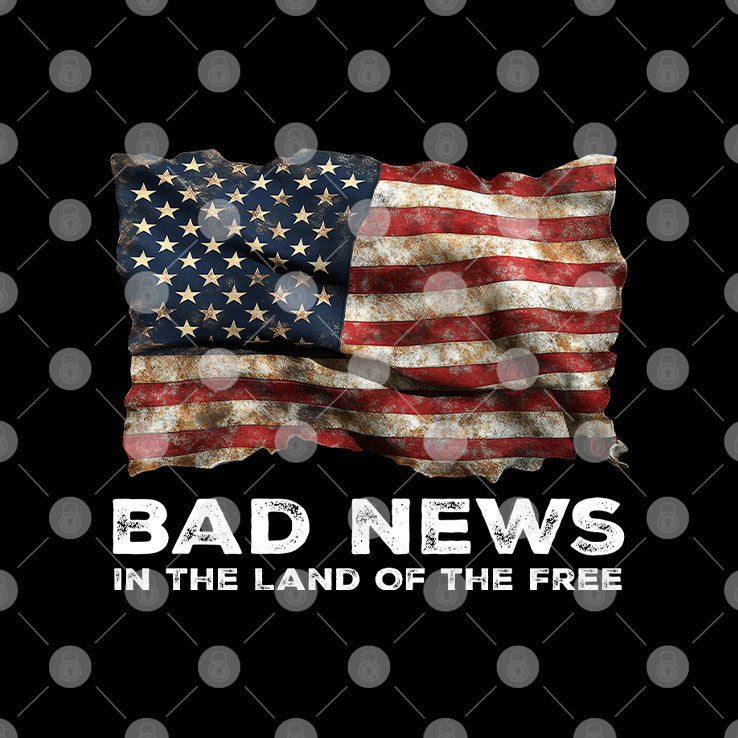 Zach Bryan I Got Some Bad News The Fading Of The Red White And Blue Bad News In The Land Of The Free T Shirt