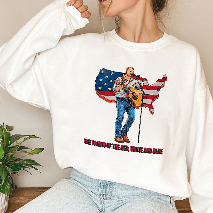 Zach Bryan The Fading Of The Red White And Blue T Shirt