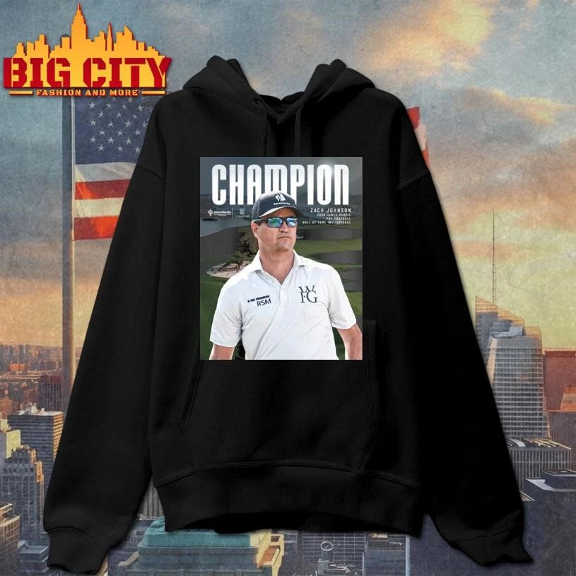 Zach Johnson James Hardie Pro Football Hall Of Fame Invitational Champions Pga Tour Shirt