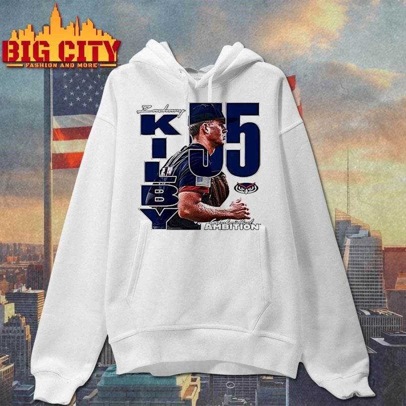 Zach Kilby Fau Basketball Ncaa Graphic 26 Shirt