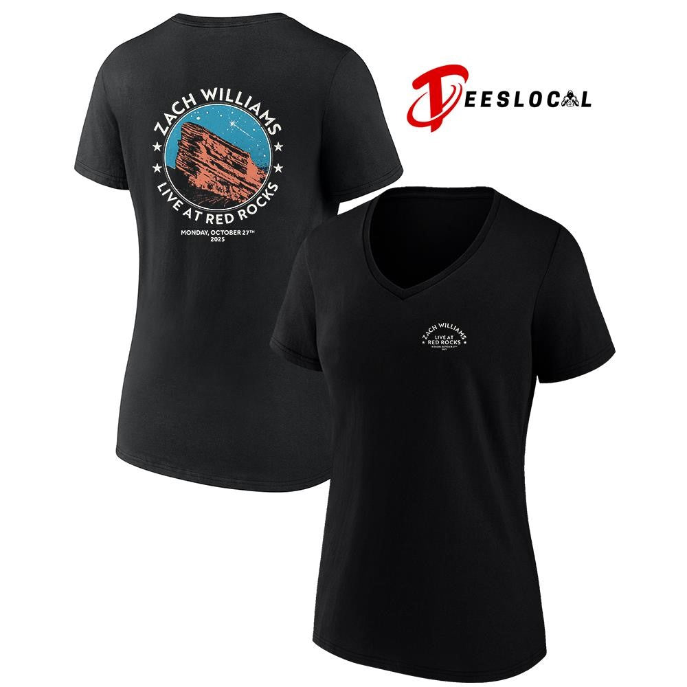 Zach Williams live at Red Rocks graphic shirt