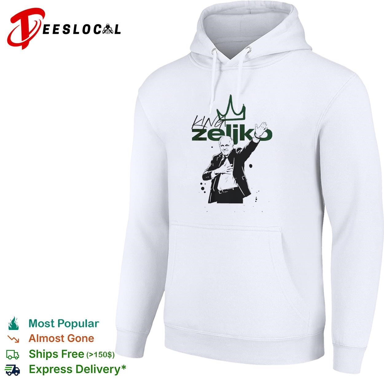 Zeljko Obradovic King Zeljko coach crown shirt
