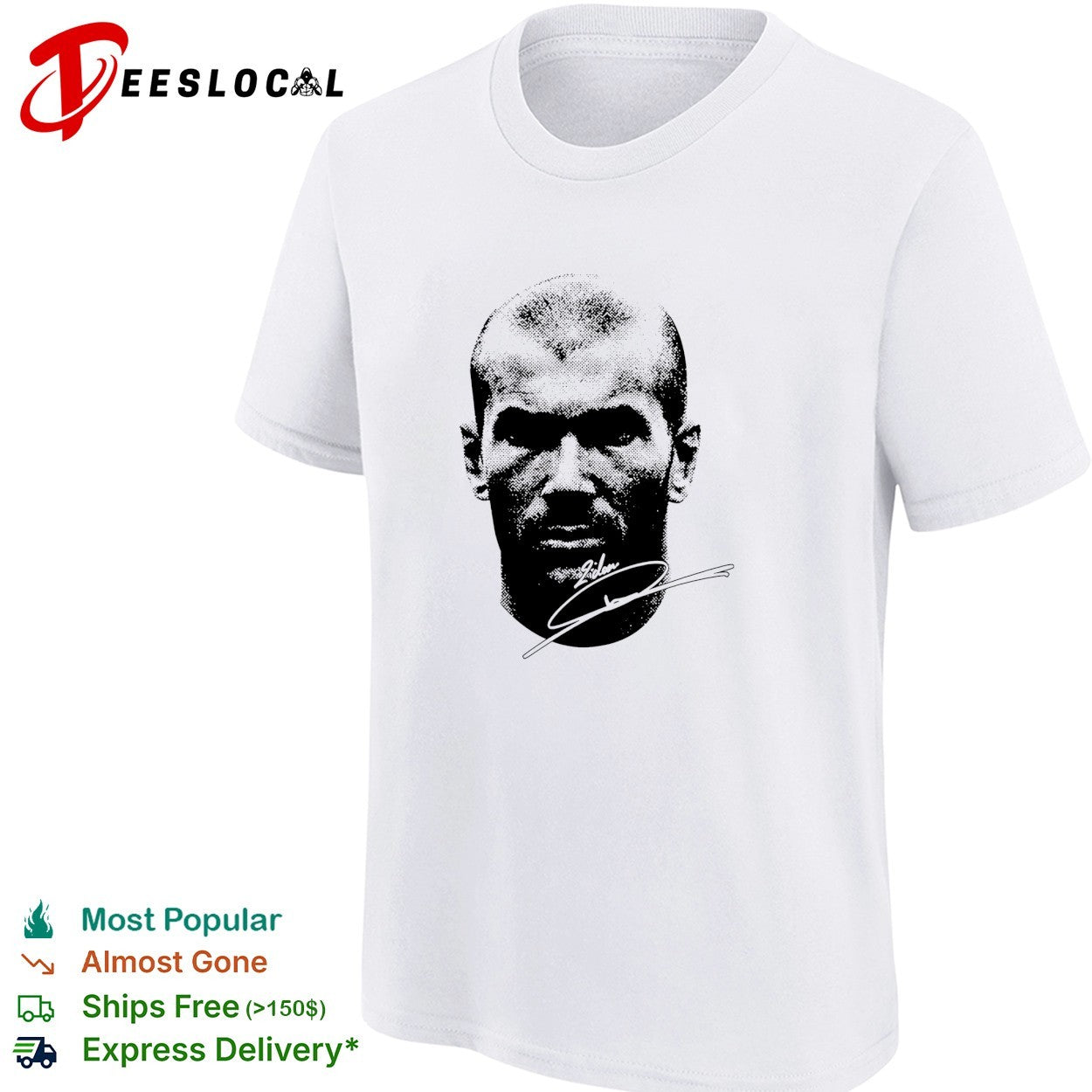 Zinedine Zidane signature shirt
