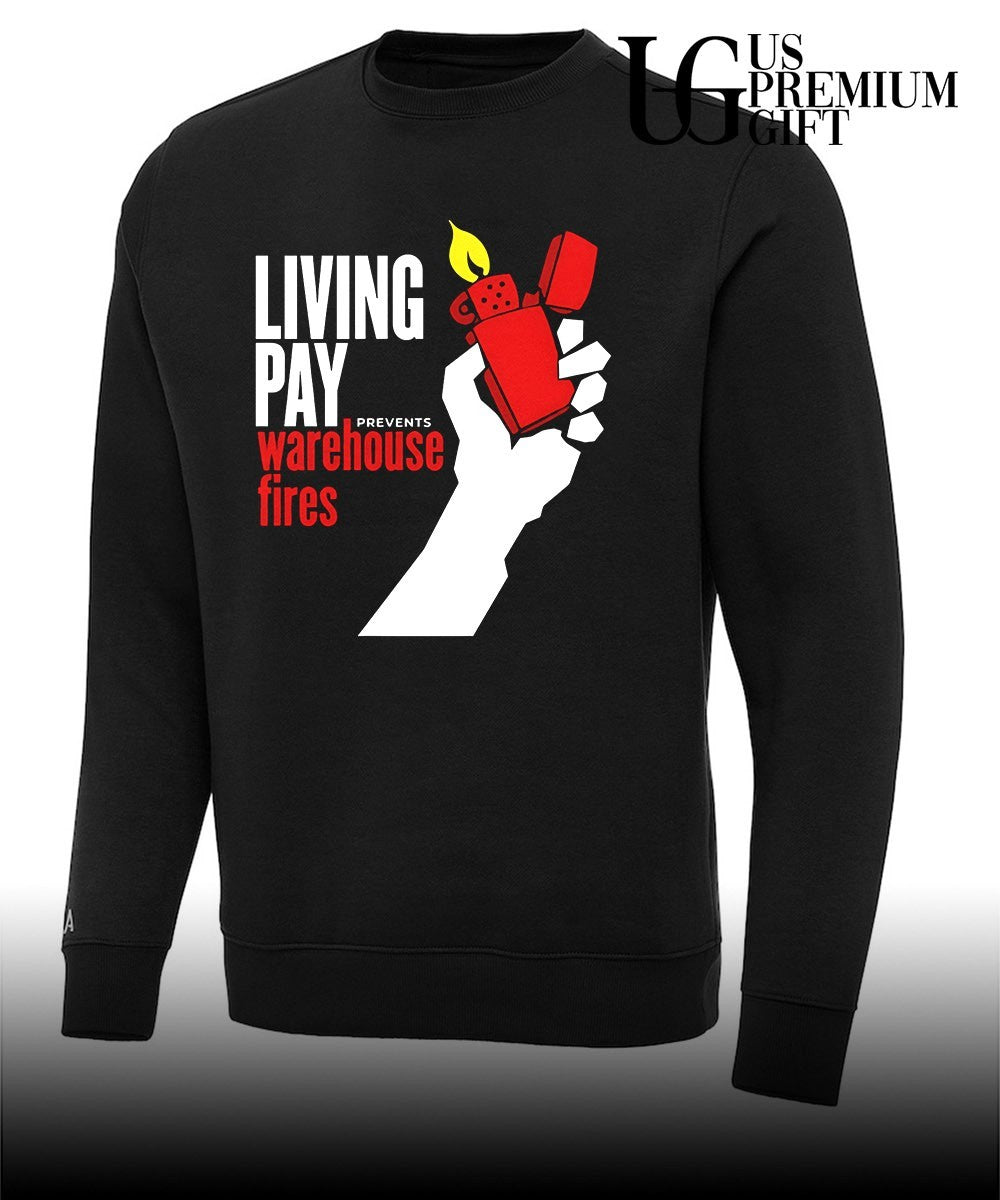 Zippo living pay prevents warehouse fires shirt