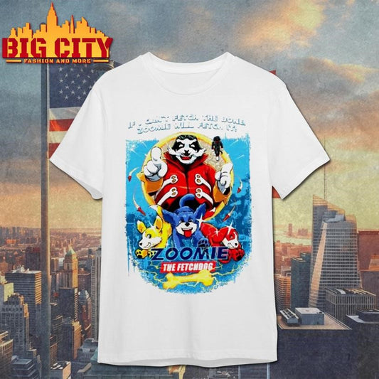 Zoomie The Fetchdog If I Cant Fetch The Bone Zoomie Will Fetch It Cartoon Shirt