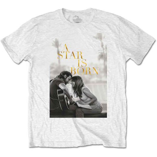 A Star Is Born Jack & Ally Movie Poster Mens T Shirt White