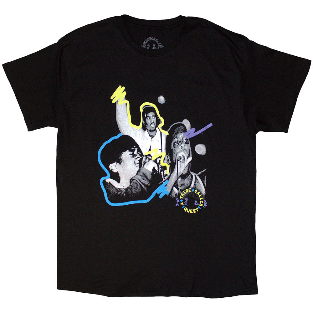 A Tribe Called Quest Paint Mens T Shirt Black