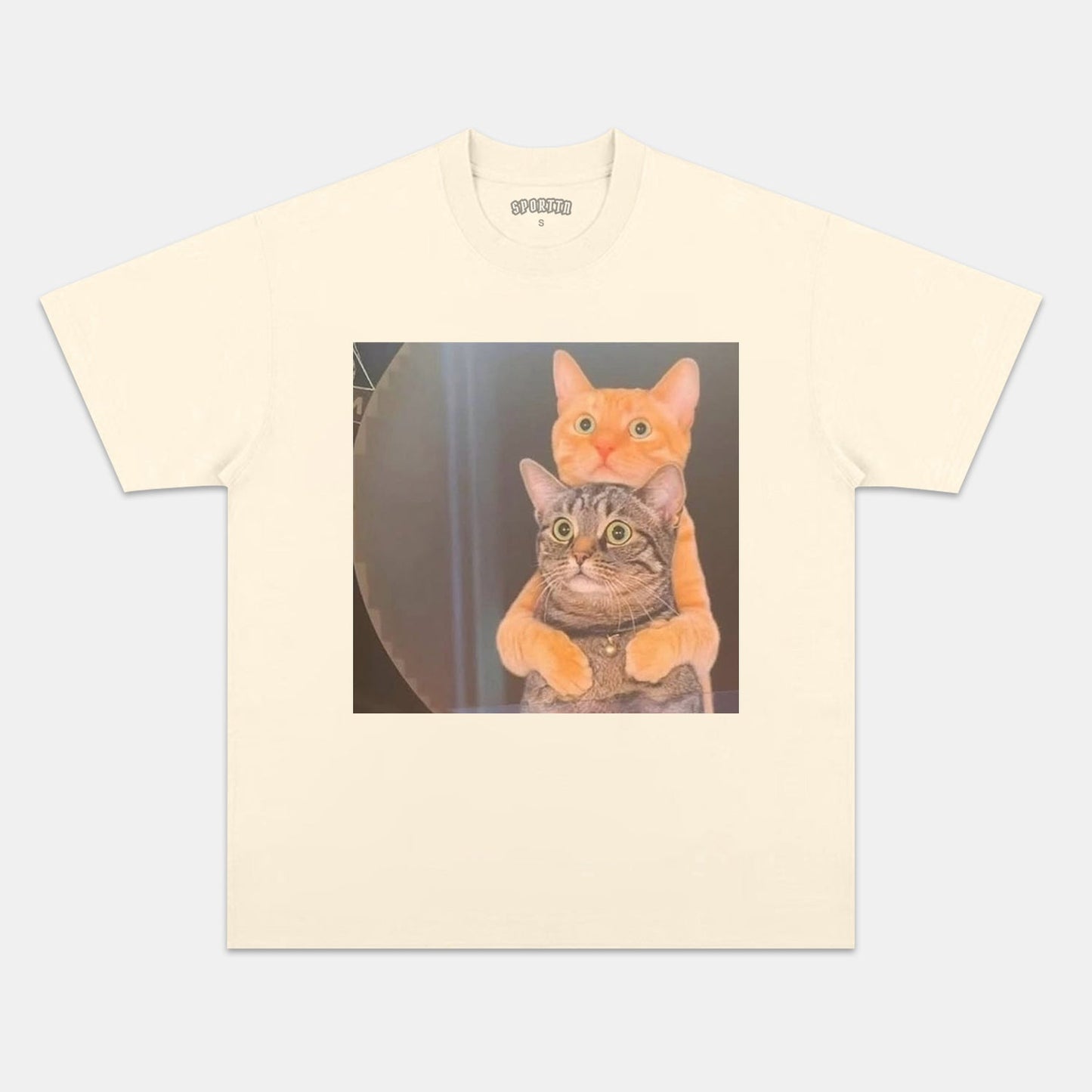 EMBRACING CAT TEE