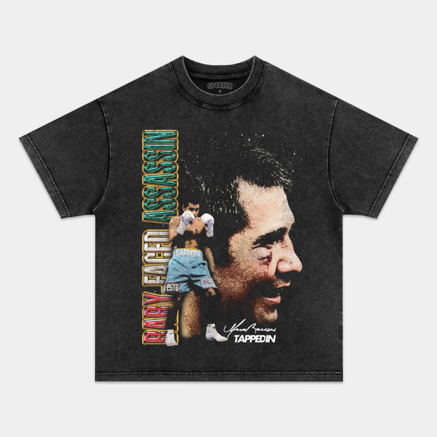 BABY FACED ASSASSIN MARCO BARRERA TEE - clothing by TeeHivey.com (Image 2)