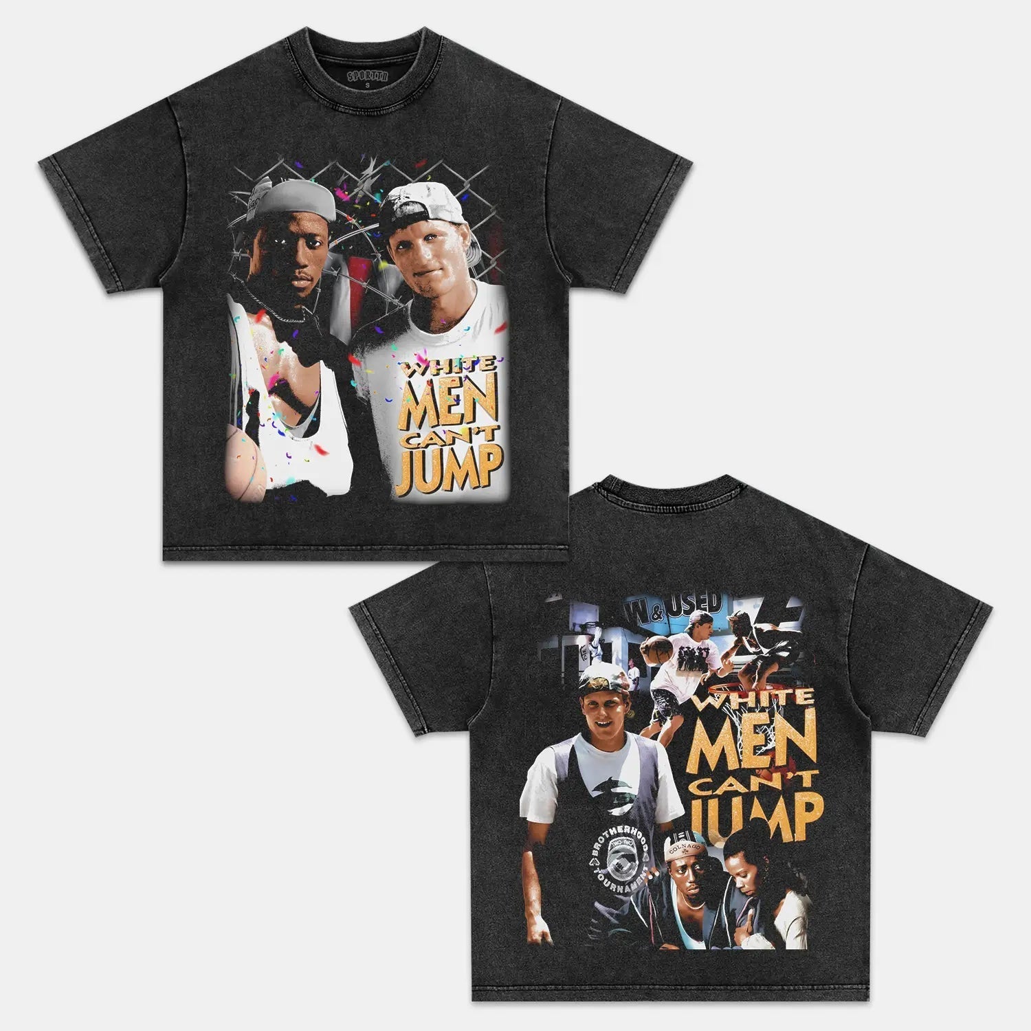 WHITE MEN CANT JUMP TEE - clothing by TeeHivey.com (Image 2)