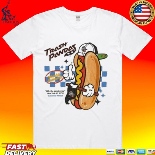 Rocket City Trash Pandas World Famous Hot Dog T-shirt