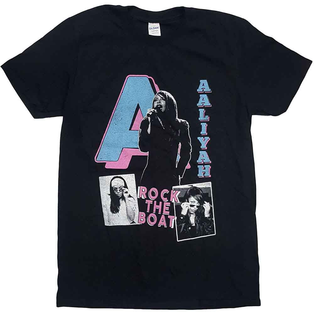 Aaliyah Rock The Boat T Shirt Black