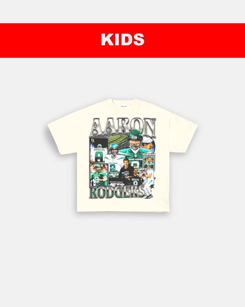 AARON RODGERS - JETS - KIDS TEE