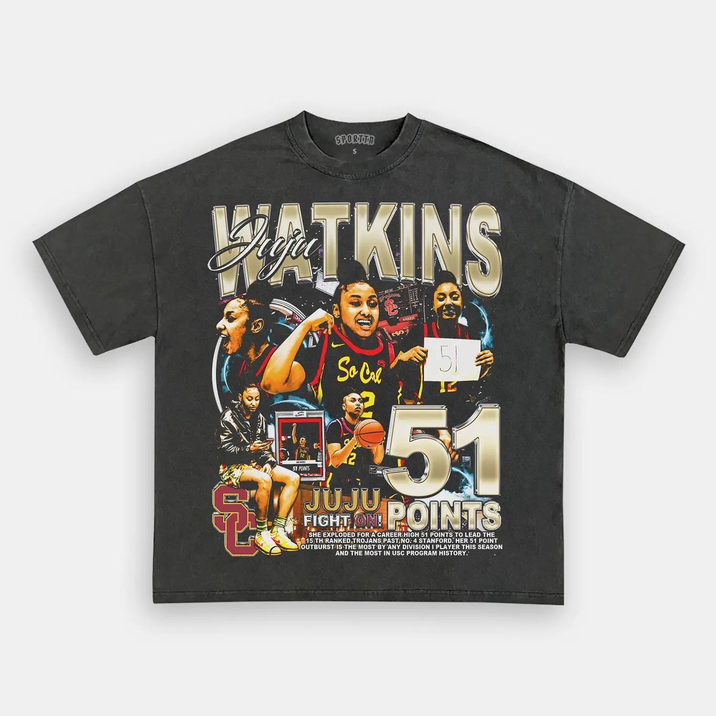 JUJU WATKINS V2 TEE - clothing by TeeHivey.com (Image 1)