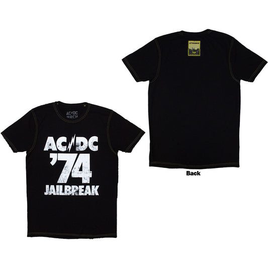 AC/DC 74 Jailbreak Mens T Shirt Blackac