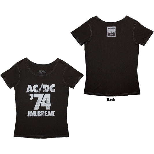 AC/DC 74 Jailbreak T Shirt Black