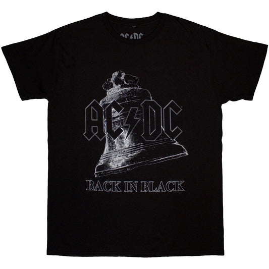 AC/DC Back In Black Bell Mens T Shirt Black