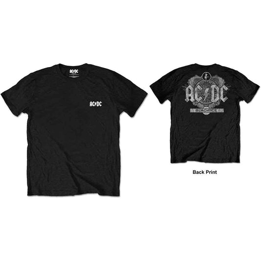 AC/DC Black Ice T Shirt Black