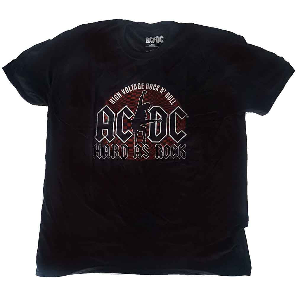 AC DC  Hard As Rock T Shirt Black