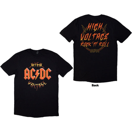 AC/DC High Voltage RnR Mens T Shirt Black