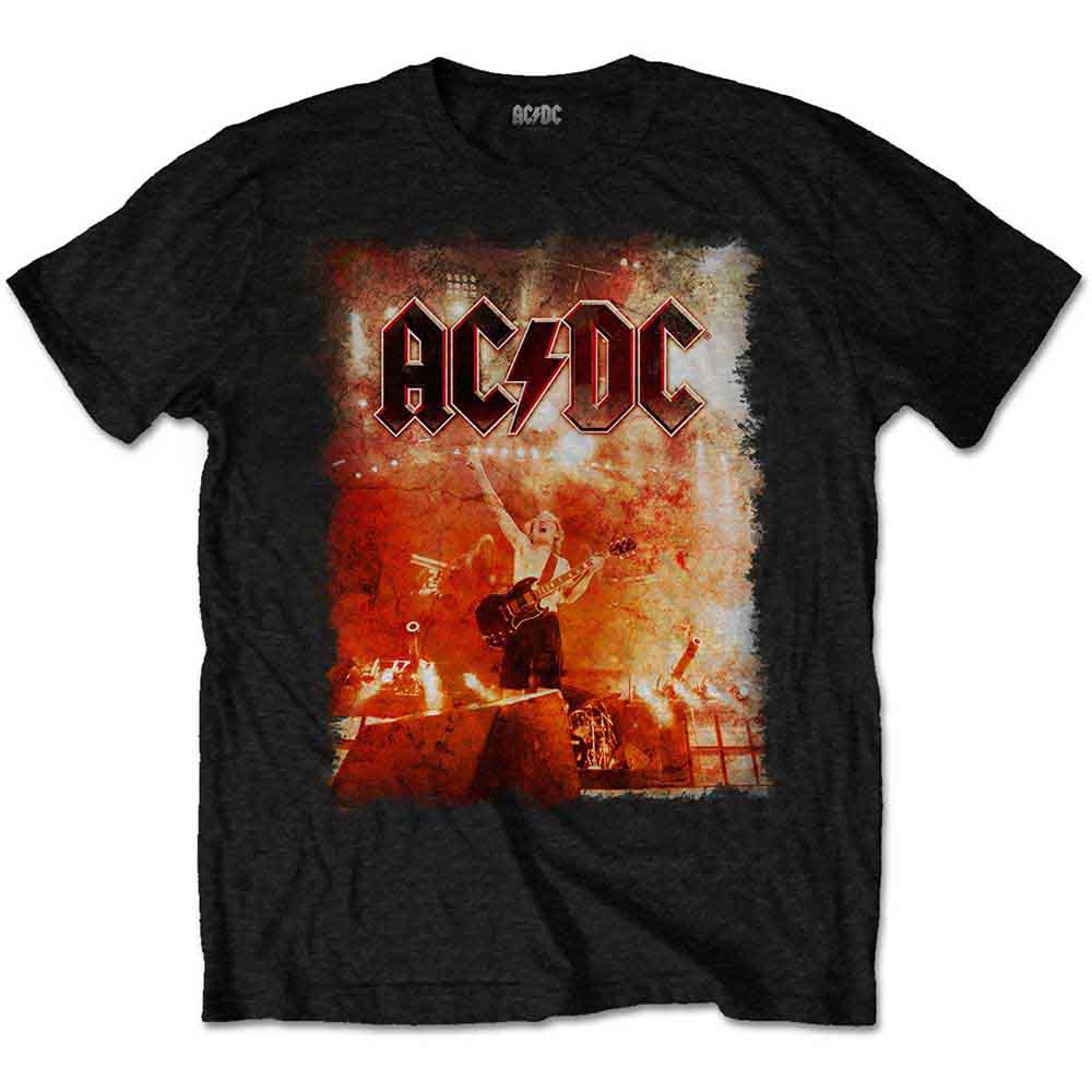 AC DC  Live Canons T Shirt Black
