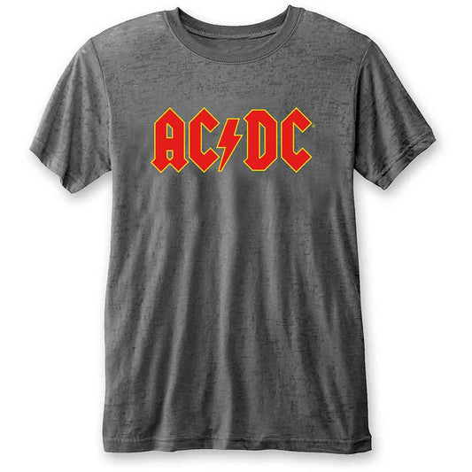 AC/DC Logo T Shirt Grey