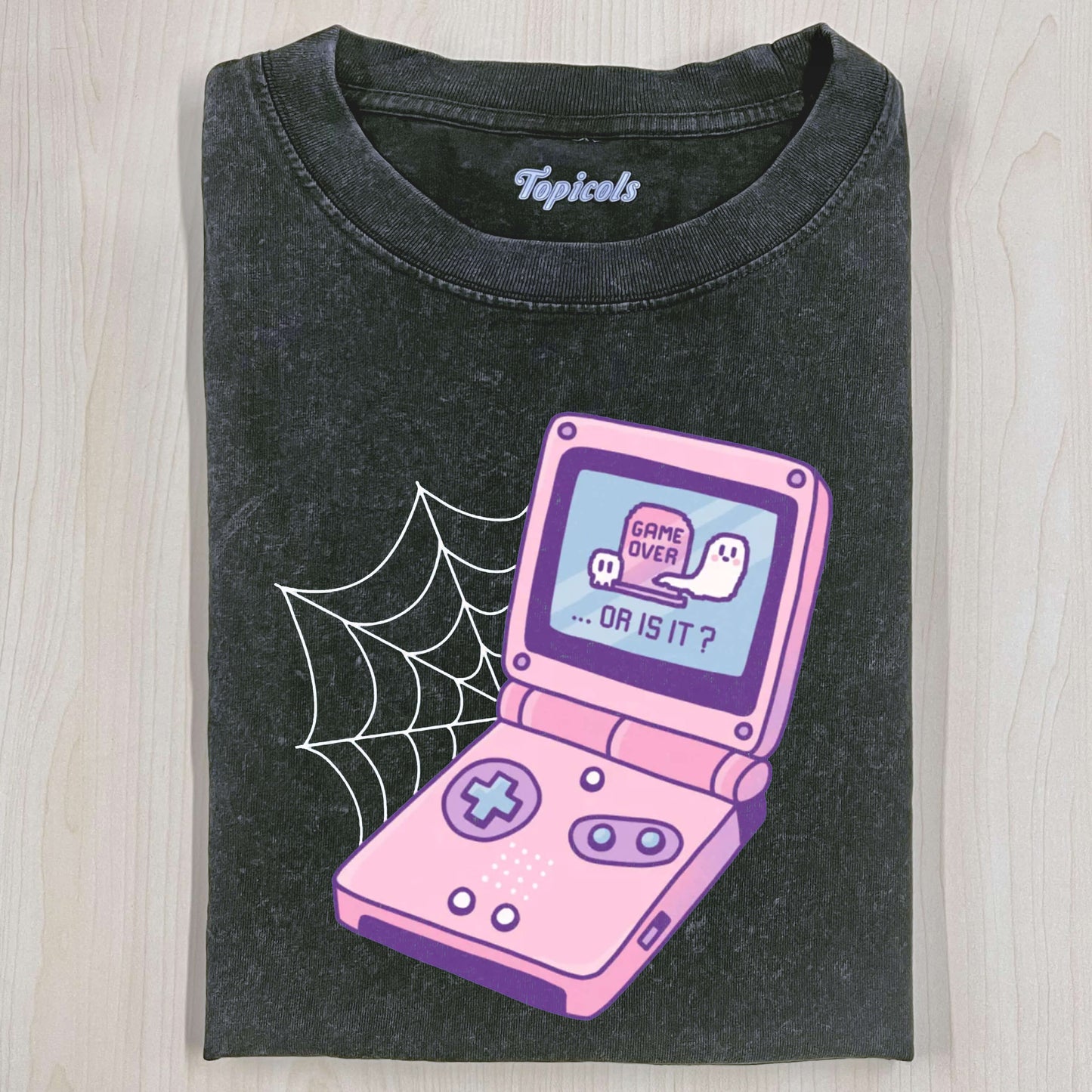 GAME OVER GHOST FINE  T-SHIRT
