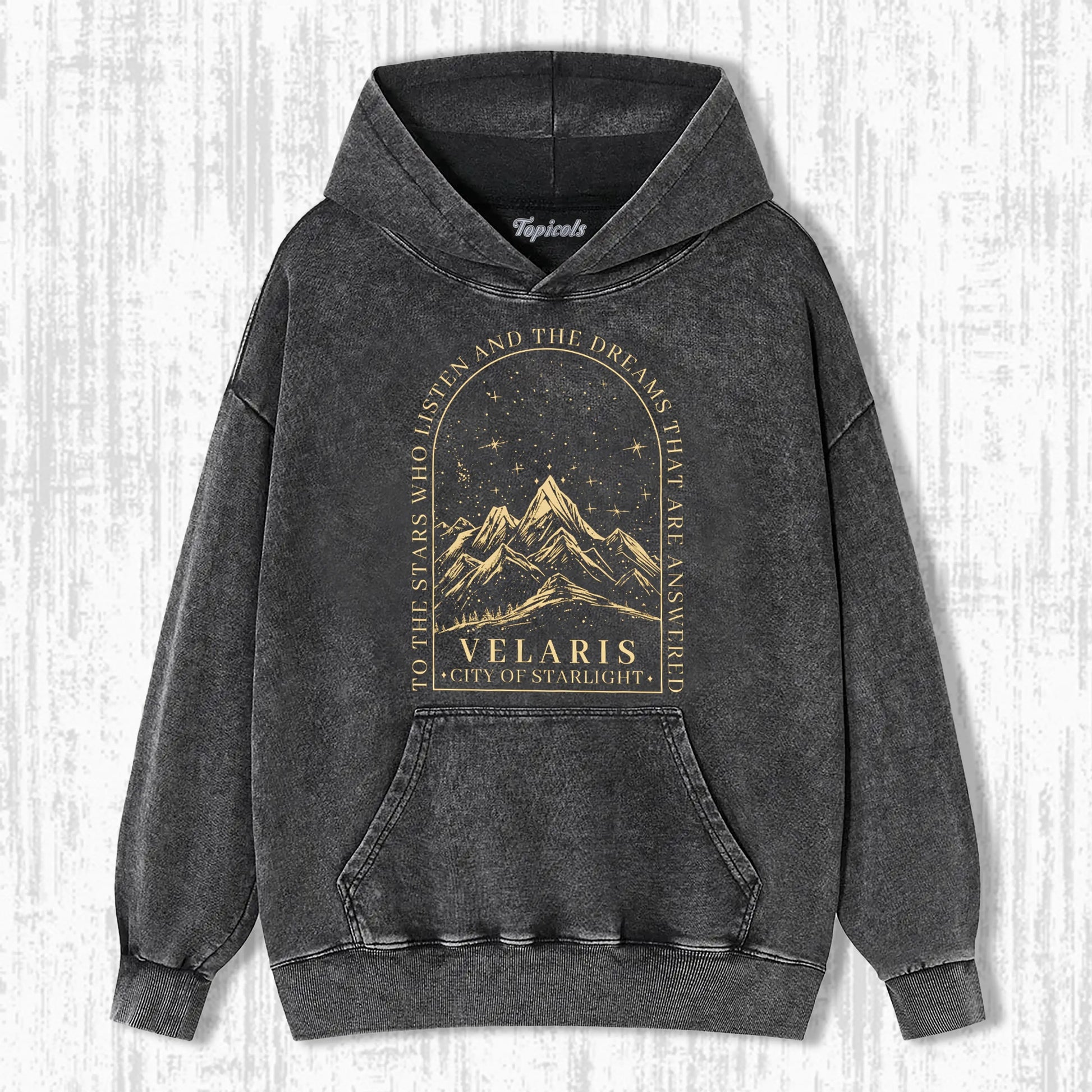 TO THE STARS WHO LISTEN AND THE DREAMS THAT ARE ANSWER HOODIE - clothing by TeeHivey.com