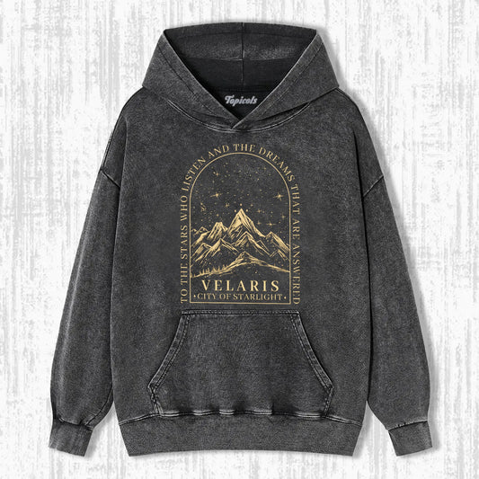 TO THE STARS WHO LISTEN AND THE DREAMS THAT ARE ANSWER HOODIE - clothing by TeeHivey.com