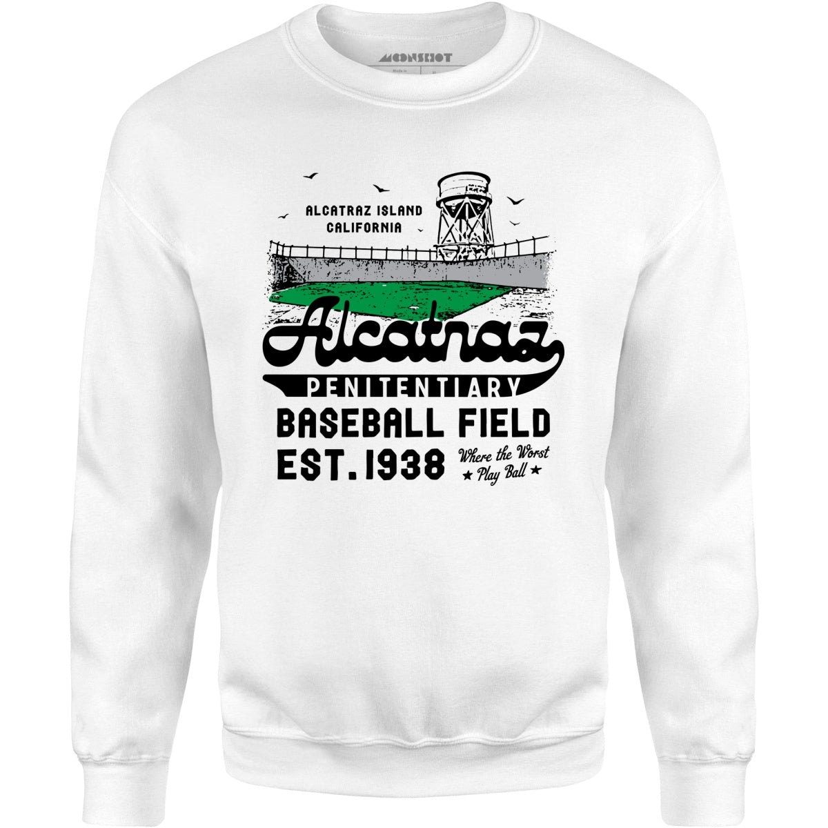 Alcatraz Penitentiary Baseball Field - Unisex Sweatshirt