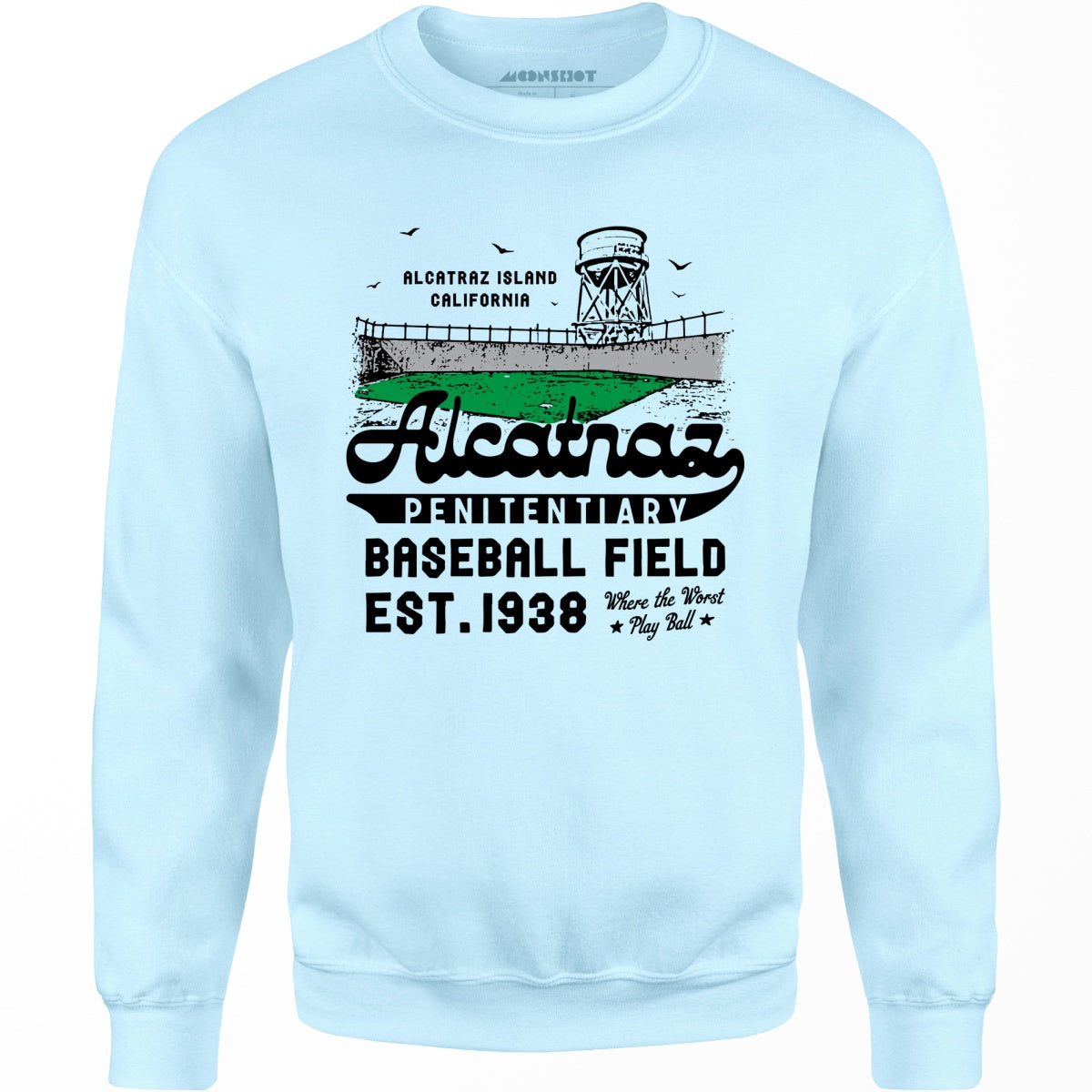 Alcatraz Penitentiary Baseball Field - Unisex Sweatshirt
