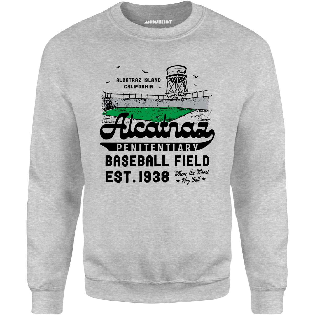 Alcatraz Penitentiary Baseball Field - Unisex Sweatshirt