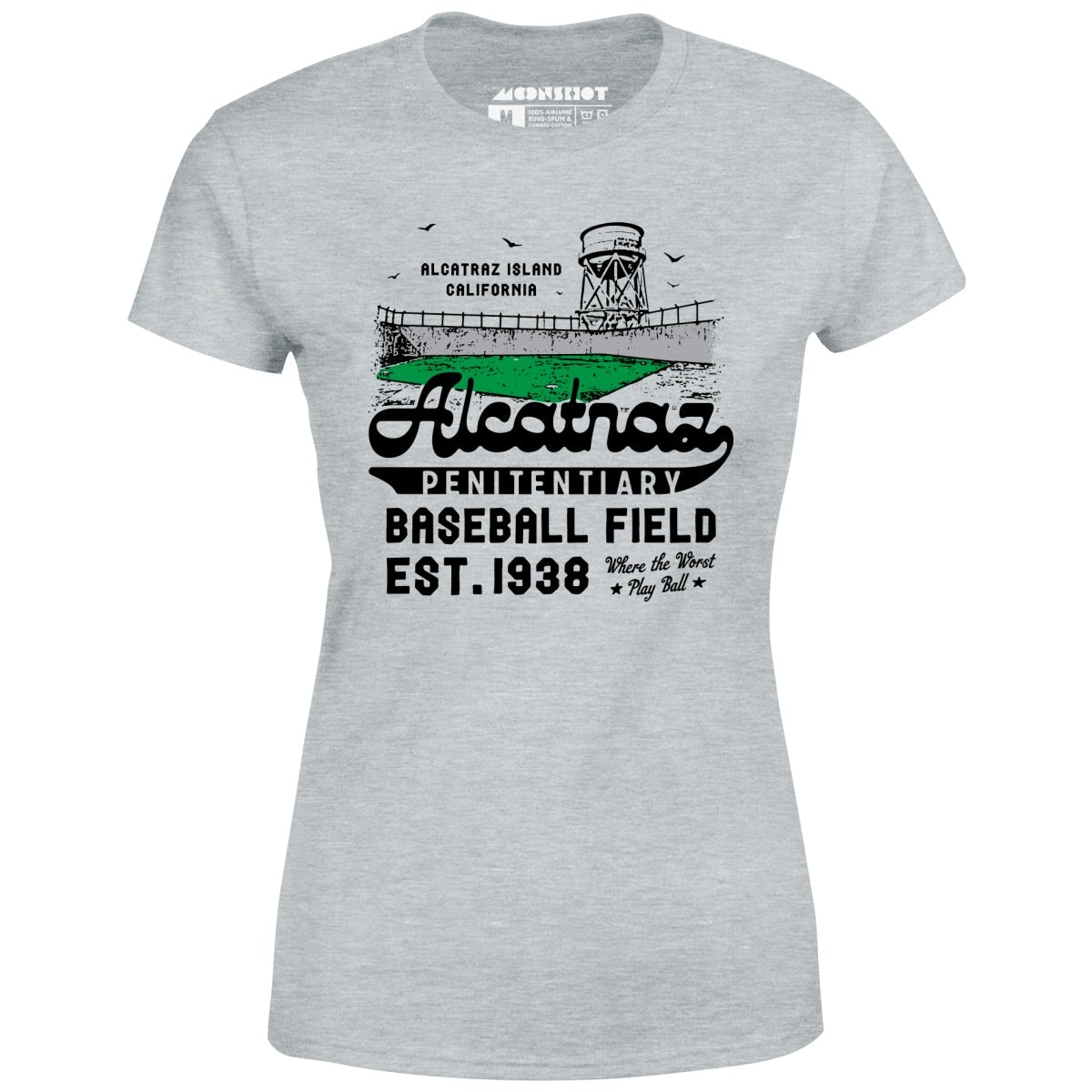 Alcatraz Penitentiary Baseball Field - Women's T-Shirt