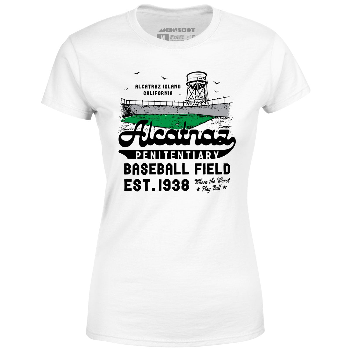 Alcatraz Penitentiary Baseball Field - Women's T-Shirt