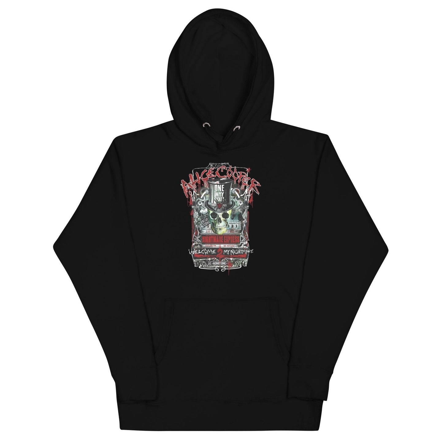 Alice Cooper Nightmare Express Classic Mens Hoodie Black