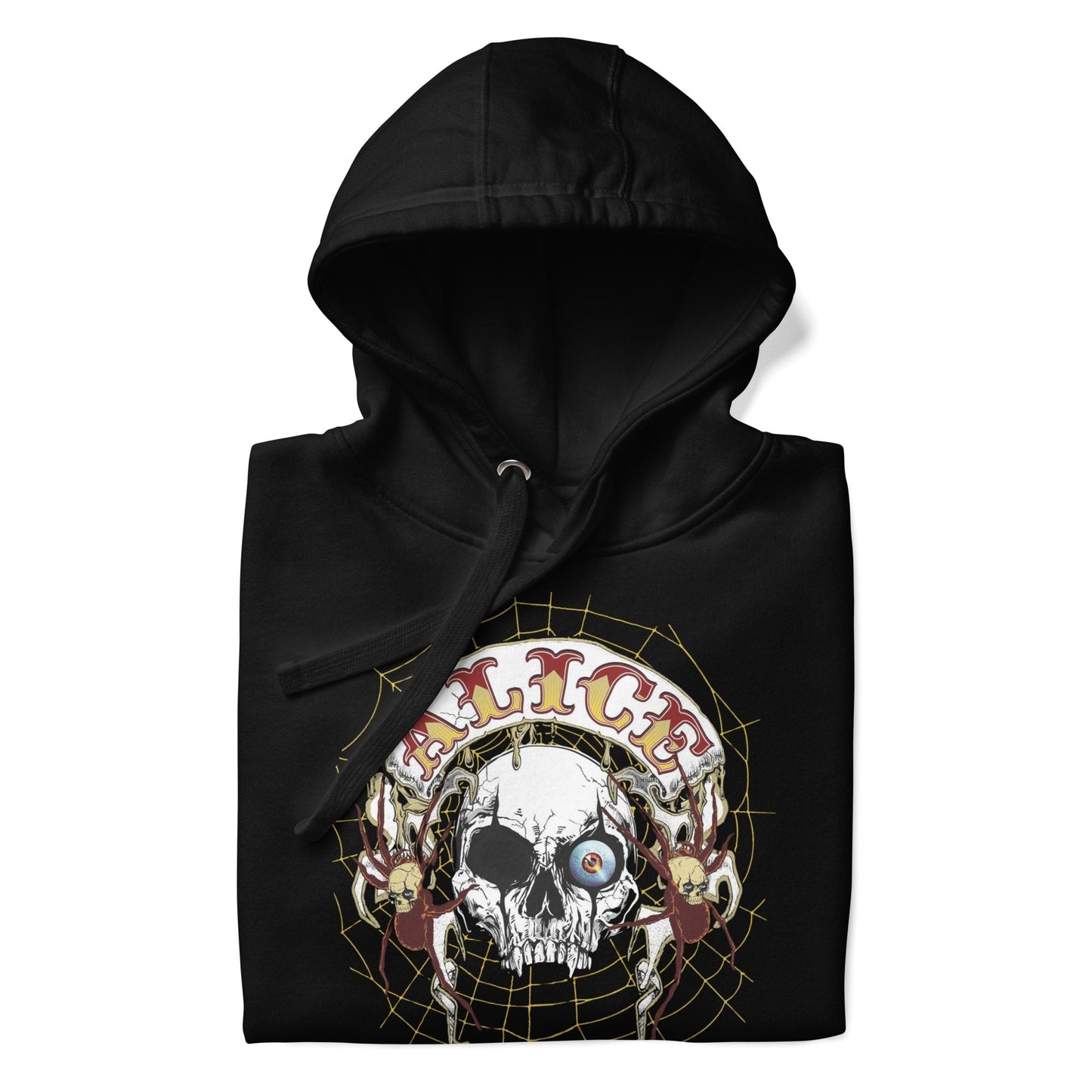 Alice Cooper One Eyed Skull Classic Mens HoodieBlack