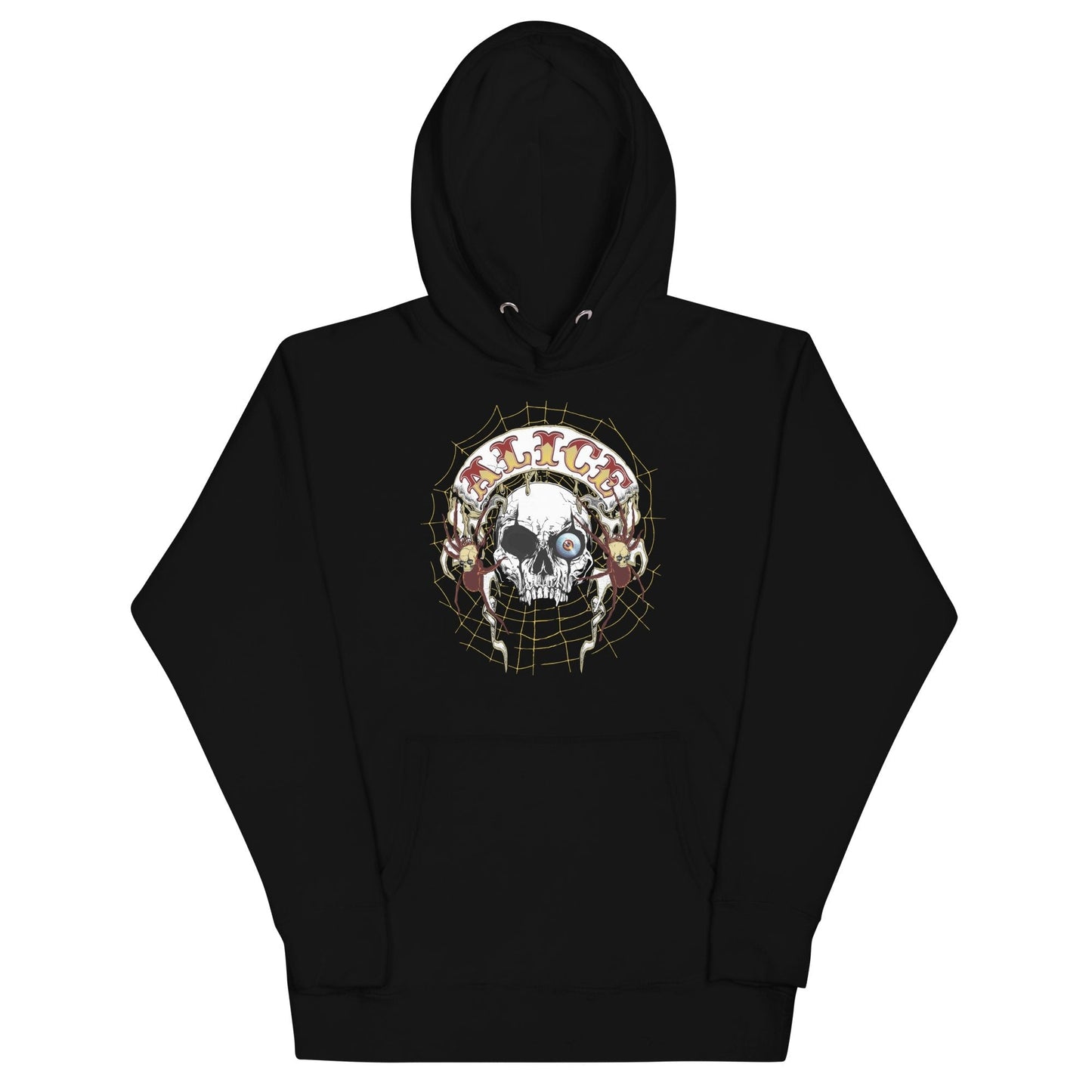 Alice Cooper One Eyed Skull Classic Mens HoodieBlack