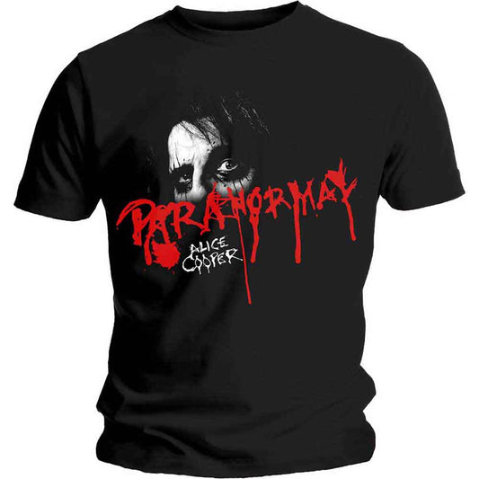 Alice Cooper Paranormal Eyes T Shirt Black