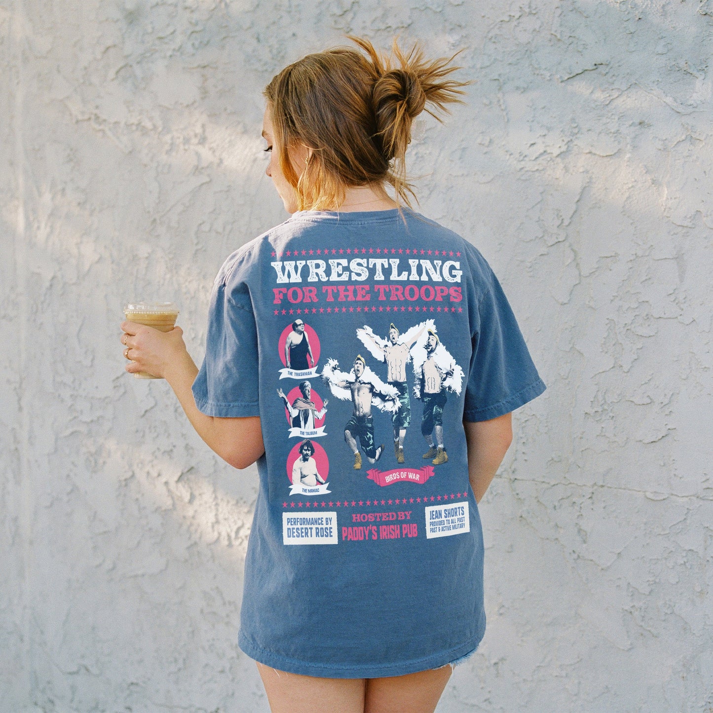 Wrestling for the Troops Always Sunny Graphic Tee