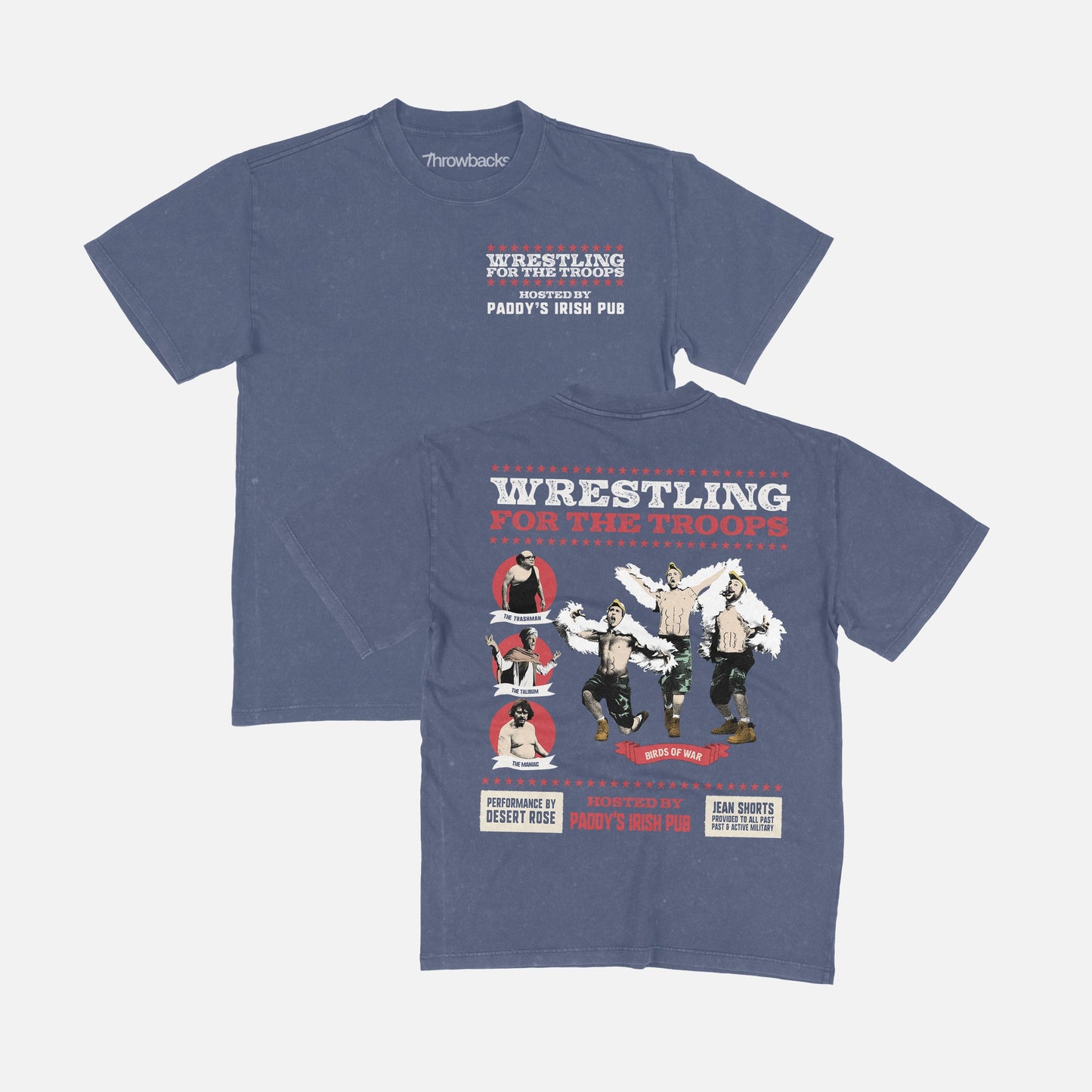 Wrestling for the Troops Always Sunny Graphic Tee