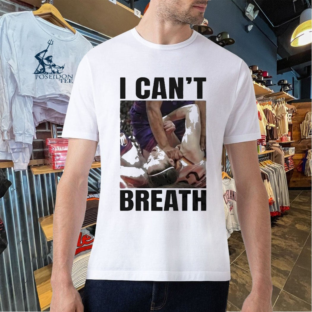 Alyssa Thomas Phoenix Mercury Flagrant Foul On Caitlin Clark I Can’t Breathe T-shirt