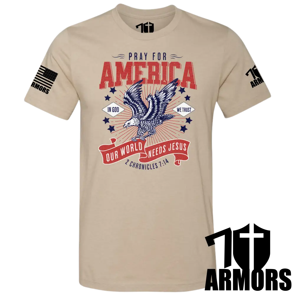 AMERICA NEEDS JESUS T-SHIRT