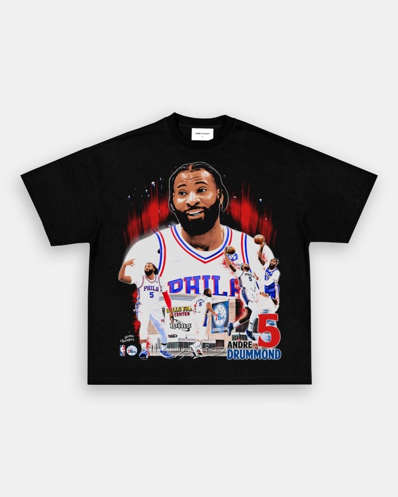 ANDRE DRUMMOND - SIXERS TEE - clothing by TeeHivey.com (Image 5)