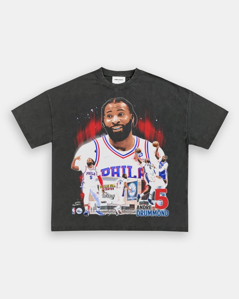 ANDRE DRUMMOND - SIXERS TEE - clothing by TeeHivey.com (Image 4)