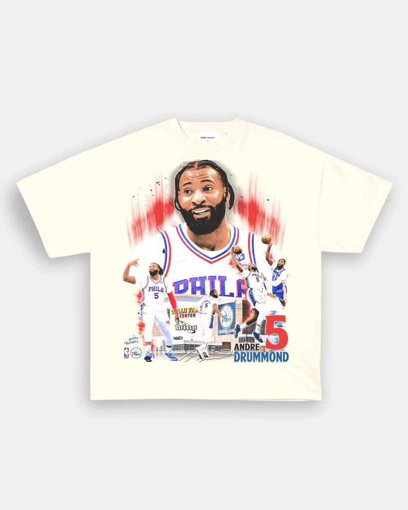 ANDRE DRUMMOND - SIXERS TEE - clothing by TeeHivey.com (Image 3)