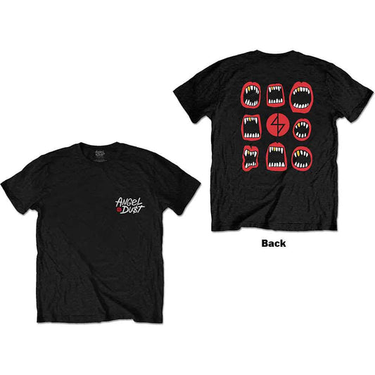 Angel Dust  Mouth Repeat T Shirt Black - clothing by TeeHivey.com