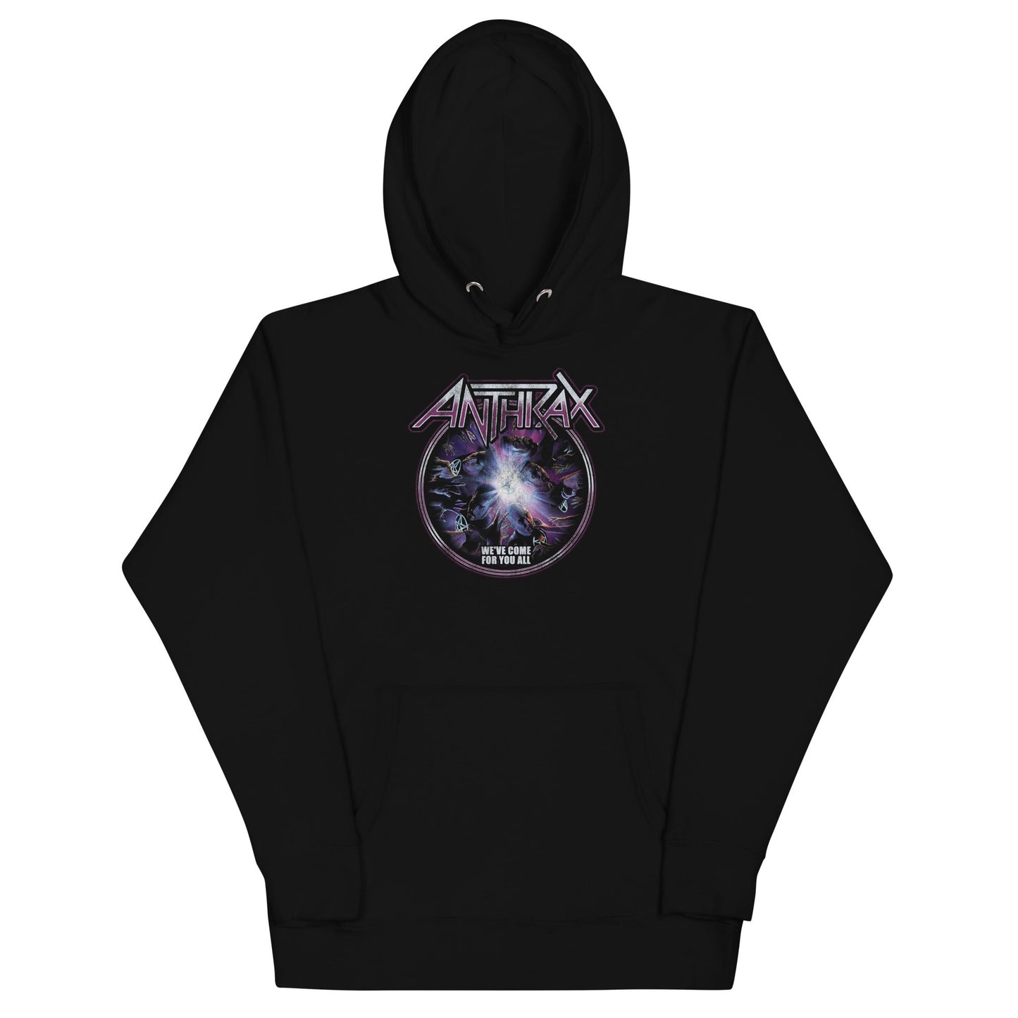 Anthrax We've Come For You All Mens Hoodie Black - clothing by TeeHivey.com