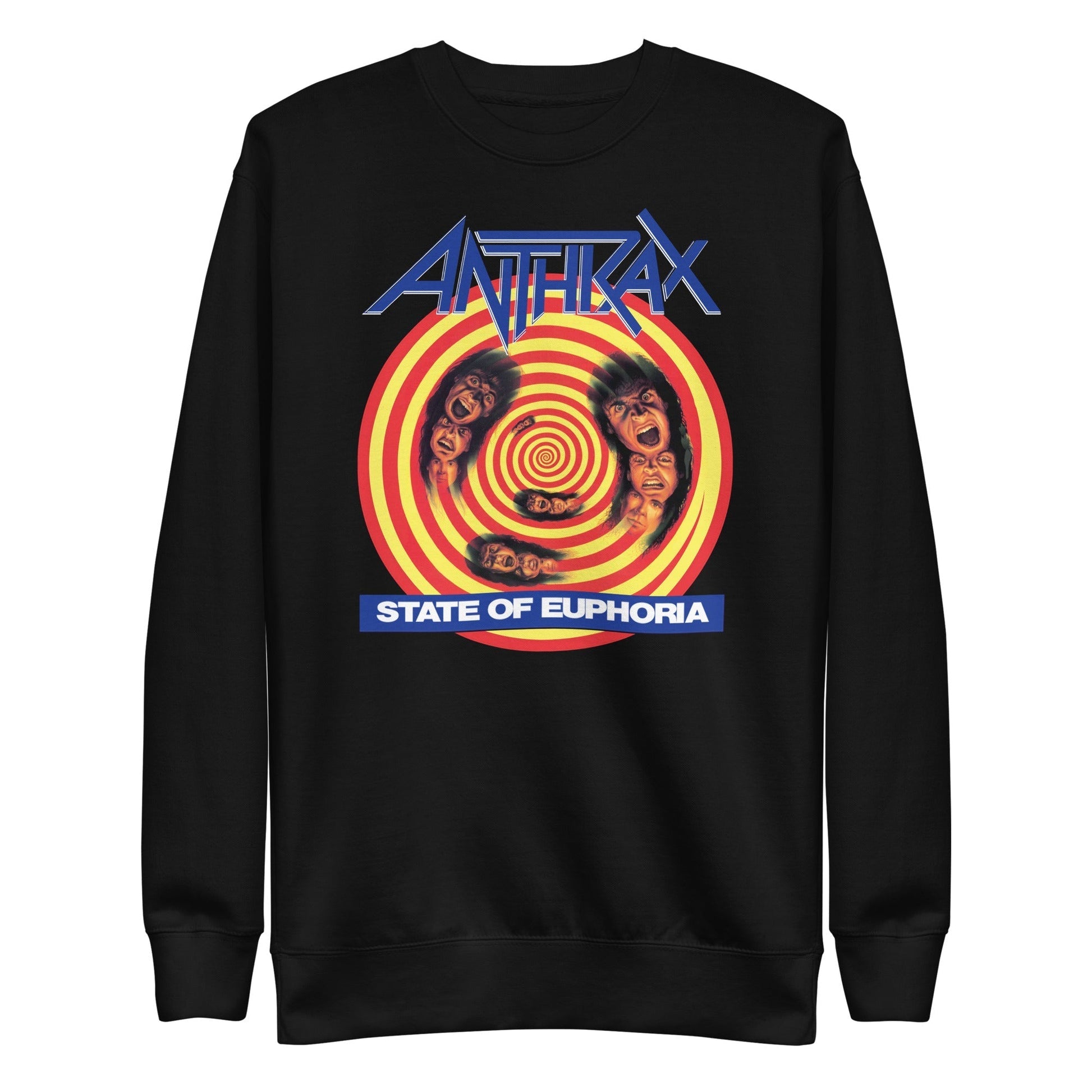 Anthrax State Of Euphoria Mens Sweatshirt Black - clothing by TeeHivey.com