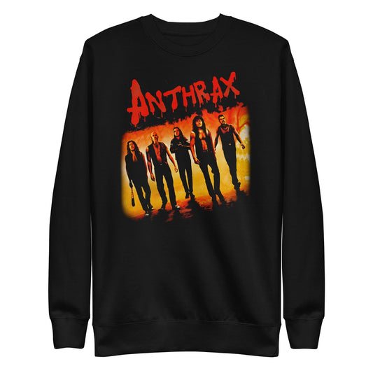 Anthrax Slanted Band Mens Sweatshirt Black - clothing by TeeHivey.com